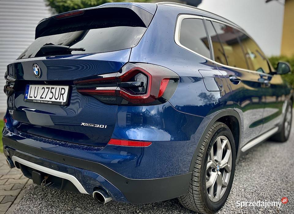 BMW X3 xdrive 2021r led Navi 254 kamera blokada skrzyni biegów Lublin