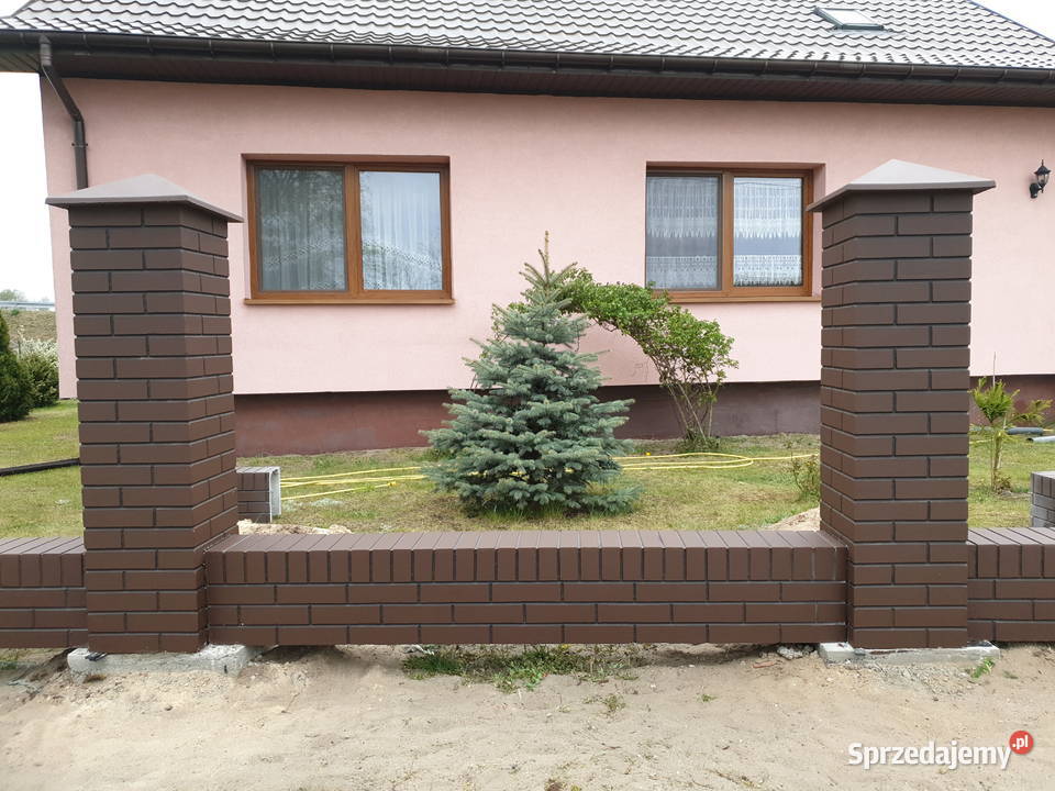 ala klinkier imitacja klinkieru ogrodzenia Pozostałe Pisz