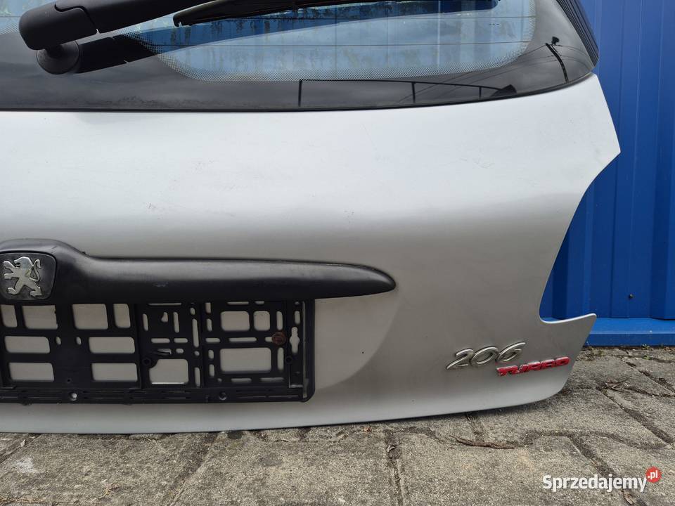 KOMPLETNA KLAPA BAGAŻNIKA PEUGEOT 206 HATCHBACK Klapy bagażnika świętokrzyskie Działoszyce sprzedam