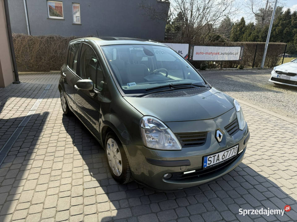 Renault Modus 16 88 Klima Panorama Serwis Zarejestrowany w Polsce śląskie
