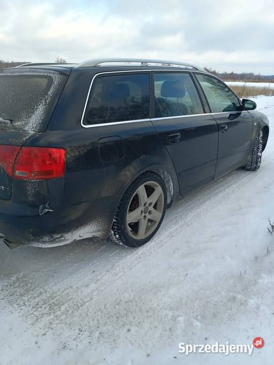 Audi A4 B7 18T czarny A4 podlaskie Narewka