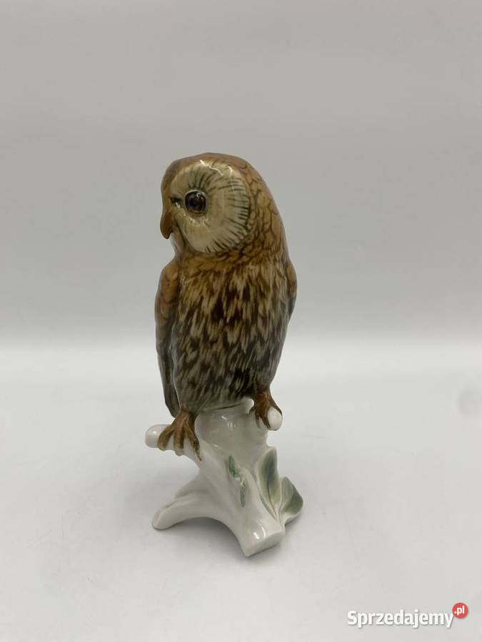 Porcelanowa figura Sowa Ens 15 Poznań
