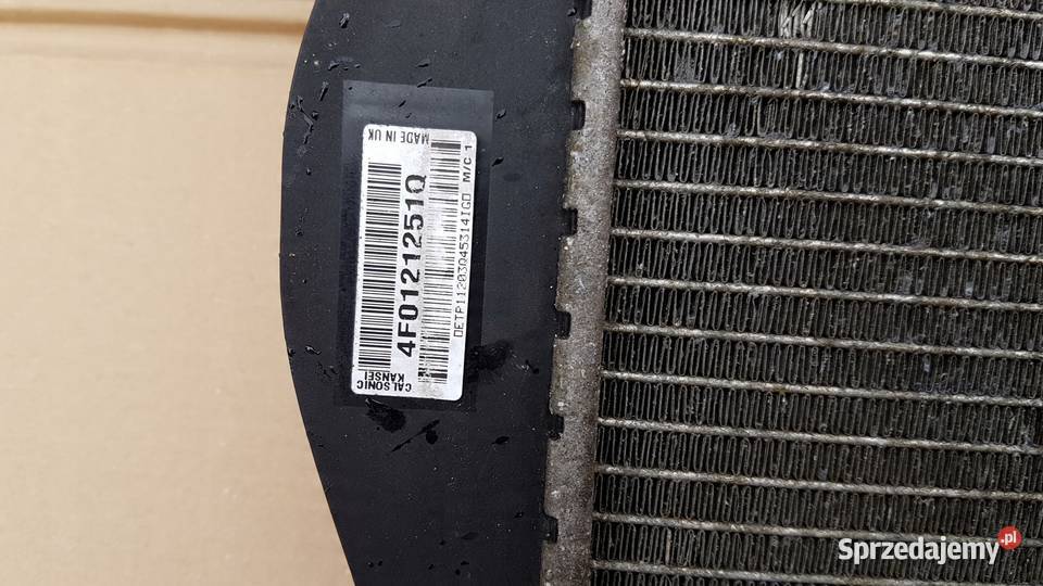 CHŁODNICA WODY A6 C6 20 TDI 20 TFSI 4F0121251Q Międzychód
