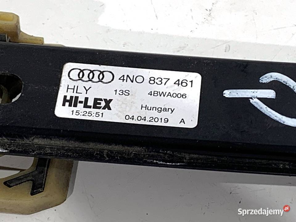 PODNOŚNIK SZYBY LEWY PRZÓD AUDI A8 D5 4N0837461 Mechanizmy opuszczania szyb podkarpackie