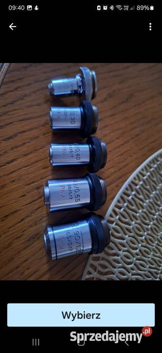 Mikroskop Zeiss kompletny Pozostałe Piła