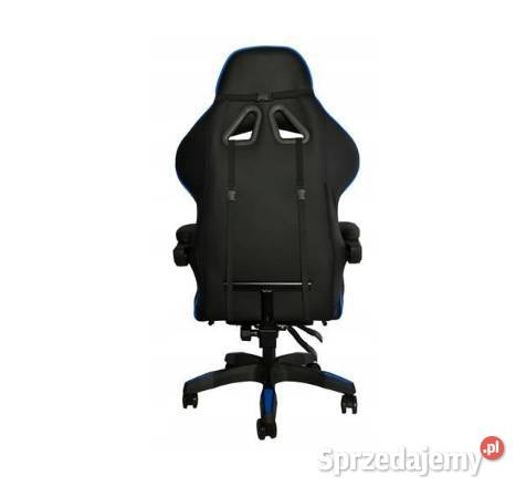 KOMFORTOWY FOTEL GAMINGOWY z REGULACJĄ CZARNO mazowieckie Warszawa
