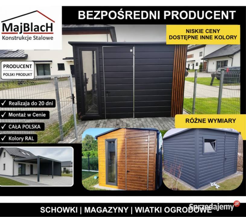 Ładny Schowek NarzędziowyWiatka Magazyn Opole Lubelskie
