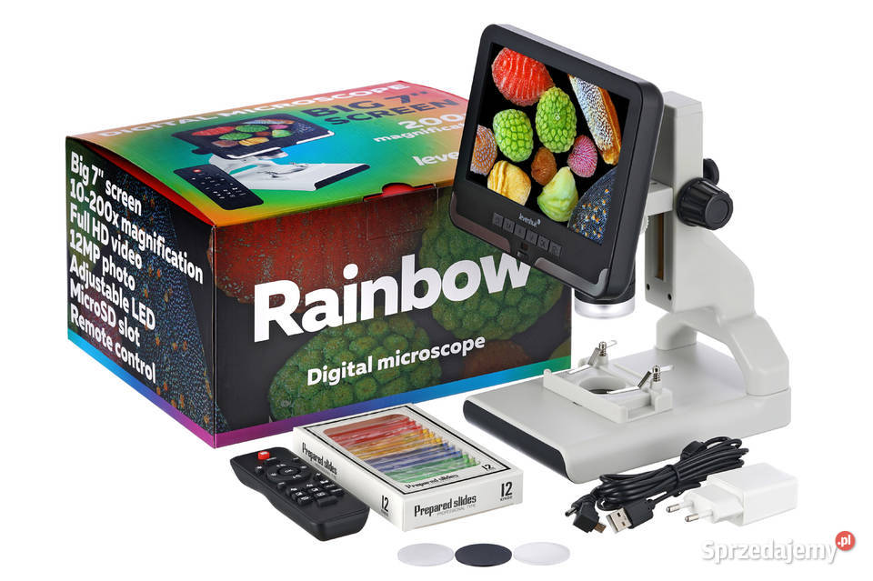 Mikroskop cyfrowy Levenhuk Rainbow DM700 LCD Warszawa