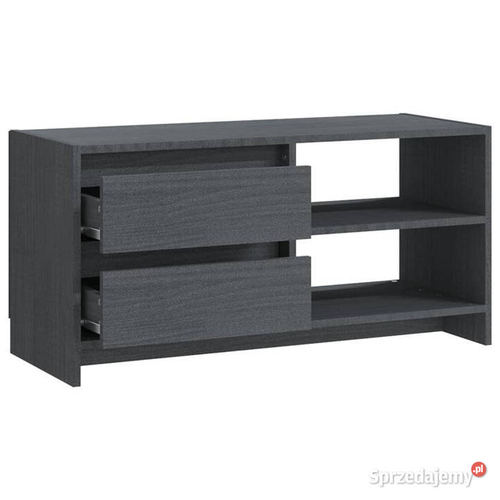 Szafka pod telewizor szara 80x31x39 lite drewno Warszawa