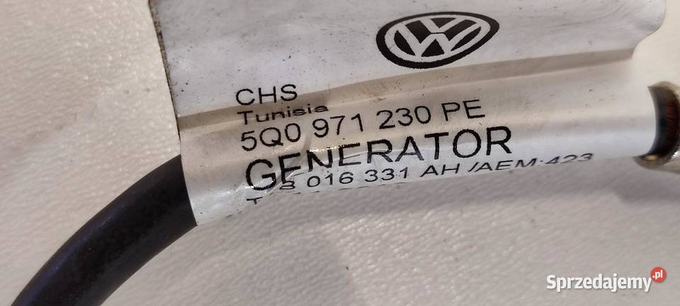 VW TIGUAN II WIĄZKA ALTERNATORA 5Q0971230PE