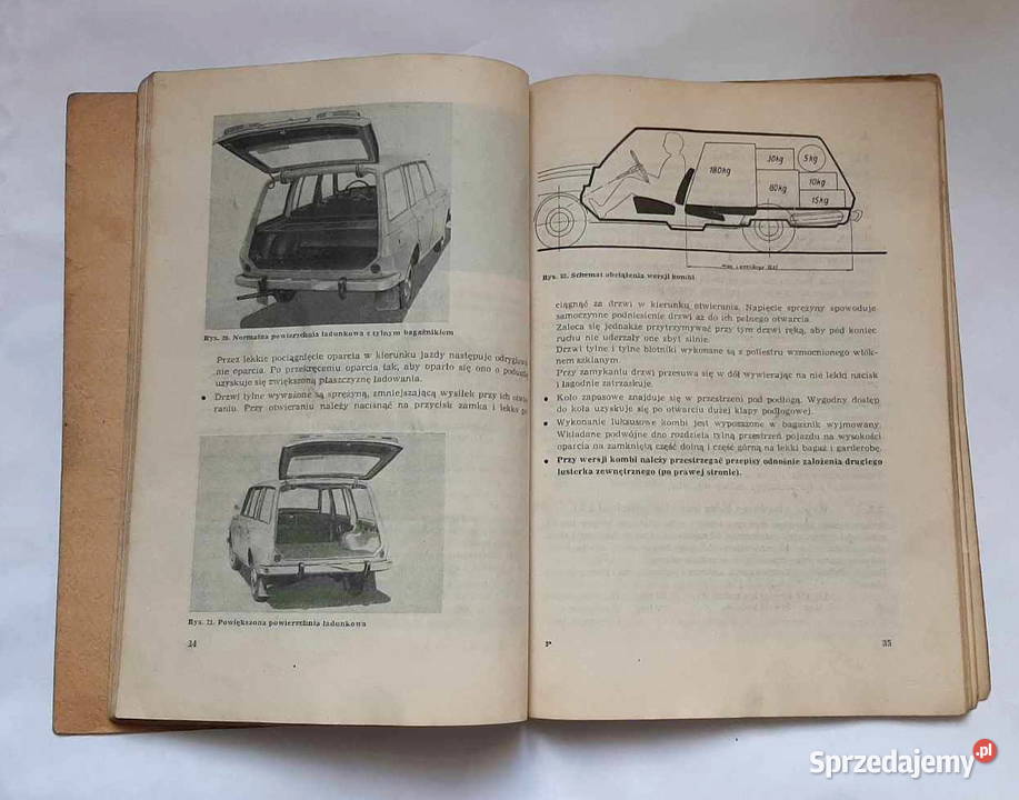 WARTBURG 353 Instrukcja użytkowania 1970r łódzkie Łódź