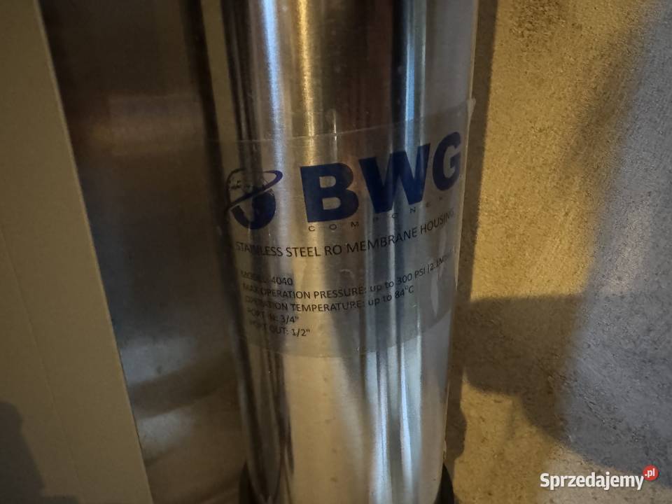 Przemysłowy system odwróconej osmozy Jeleńska Huta