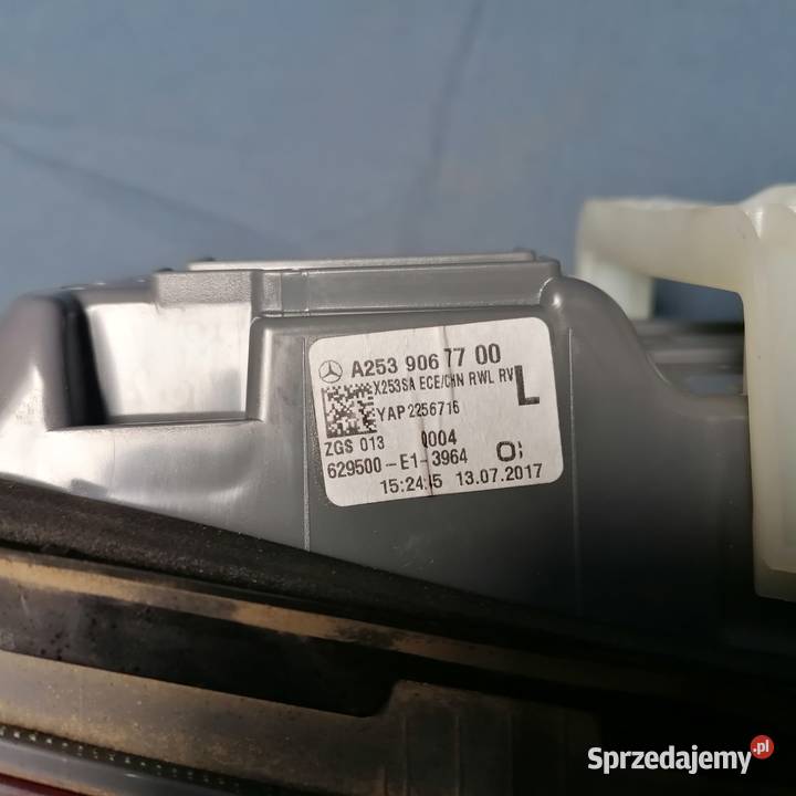 MERCEDES GLC 253 LAMPA TYŁ Lewy A2539067700 Września
