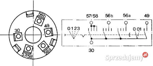 Włącznik świateł 23101000 Oświetlenie małopolskie Kamionna