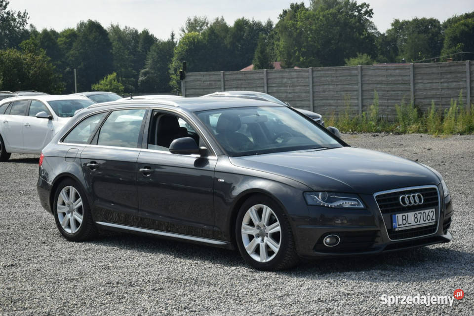 Audi A4 18B 3x Sline Oryginał Lakier Serwis serwisowany w ASO A4 Majdan Sieniawski
