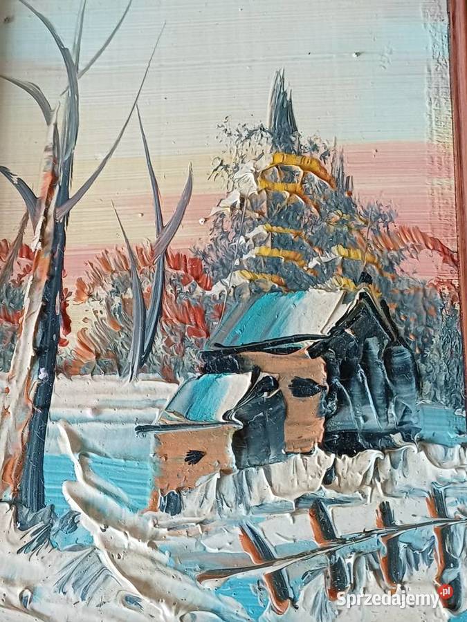 vintage obrazki malowane ręcznie Malarstwo Nowy Targ