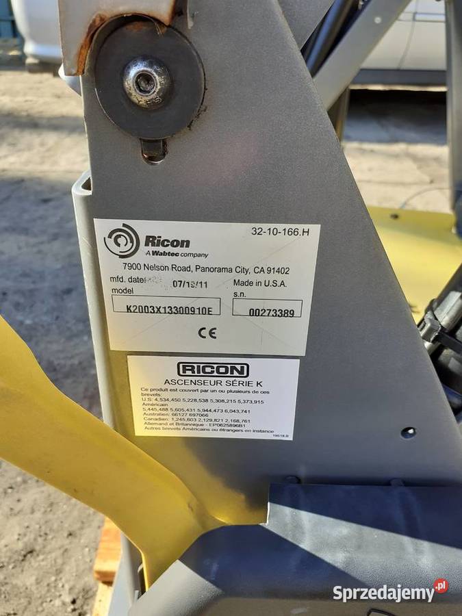 Winda niepełnosprawnych Ricon Grudziądz