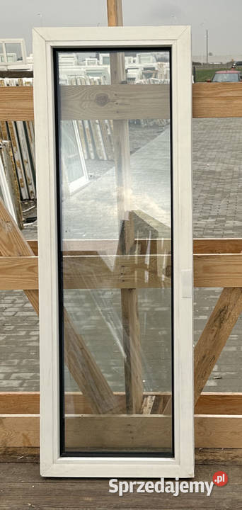 OKNA KacprzaK Witryna 45X129 FIX Używany PCV Siedlce