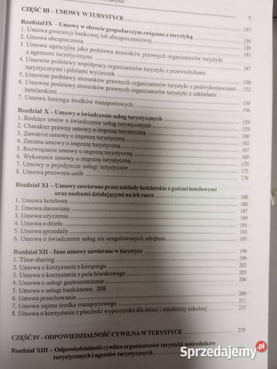Prawo turystyczne w zarysie kolekcjonerskie Antykwariat Warszawa
