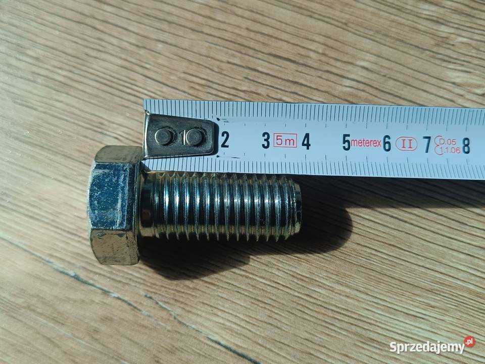 Śruba M18x40 109 gwint skok 25 z nakrętką Biała Podlaska