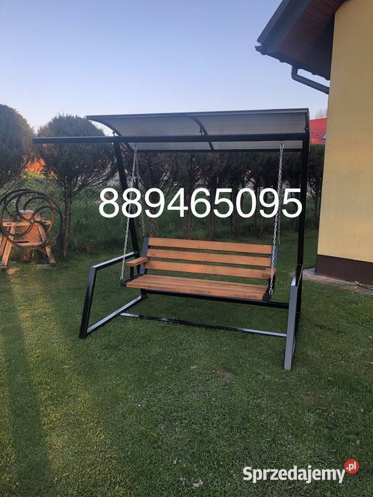 Huśtawka ogrodowa solidna metalowa loft sprzedam