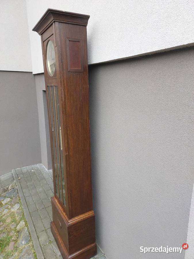 132 Stary zegar podłogowy chłop stojący sprawny