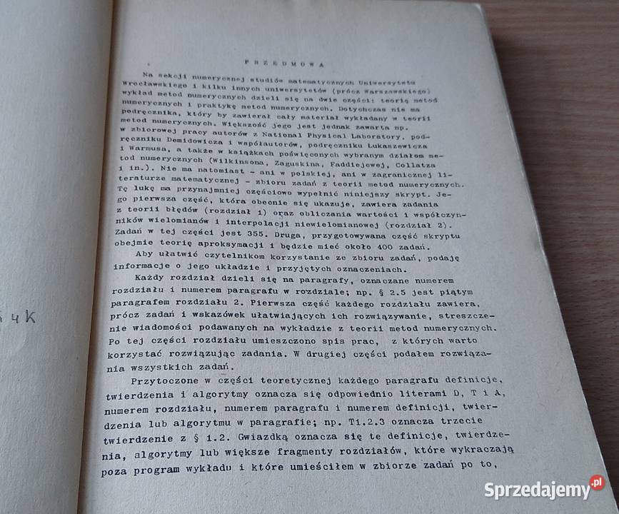 Zbiór zadań z teorii metod numerycznych 1 Stefan miękka Gdańsk