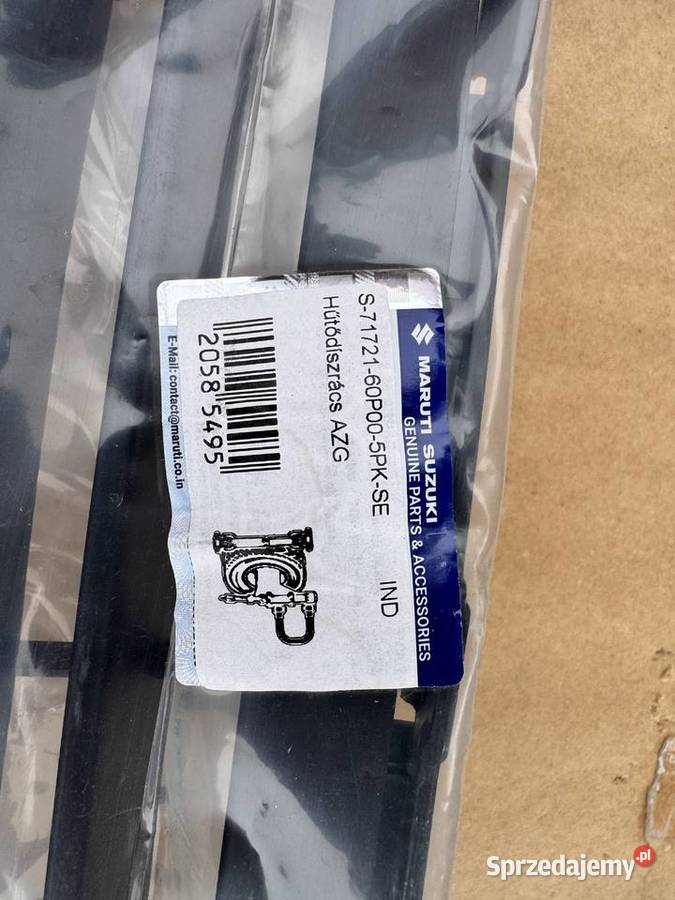 KRATKA ŚRIODKOWA ZDERZAKA SUZUKI SWIFT MK7 Brzesko sprzedam