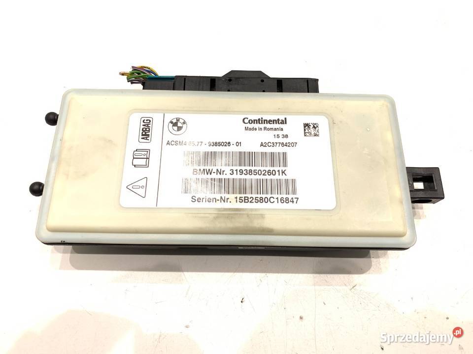 SENSOR AIRBAG BMW F30 9385026 1118 CZUJNIK sprzedam