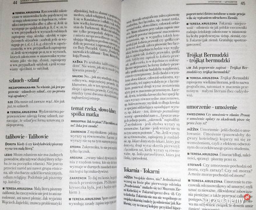 Ortografia i nie Teresa Kruszona lubelskie sprzedam
