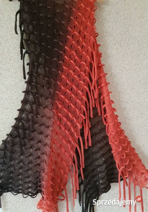 długi szal etola pareo wełniany szalik woal Kielce