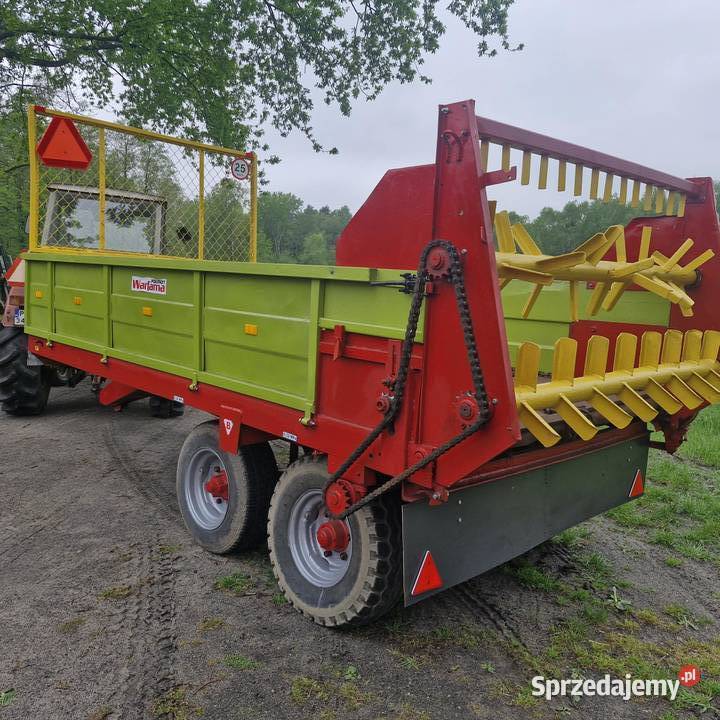 Rozrzutnik obornika warfarma Polmot tandem 6 t wielkopolskie Małgów
