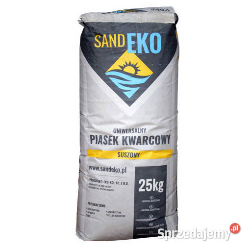 Piasek kwarcowy uniwersalny suszony Tokarnia