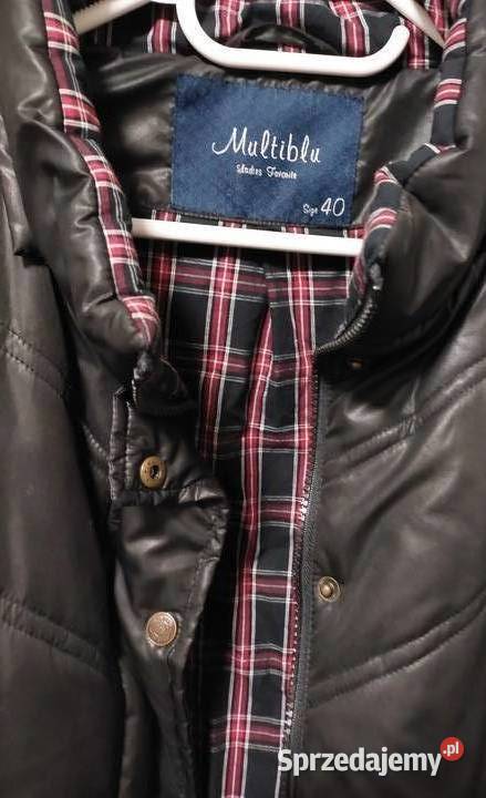 Kurtka ocieplana firmowa czarna ML Wrocław