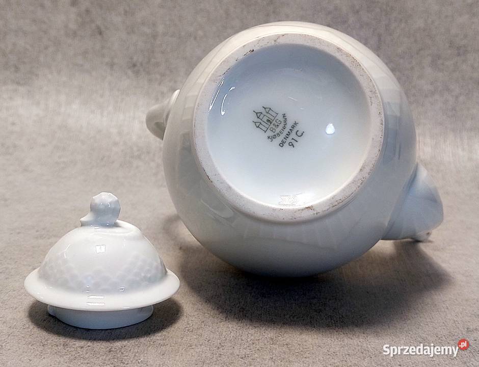 Royal Copenhagen Dzbanek Piękna Biała porcelana wielkopolskie Luboń sprzedam