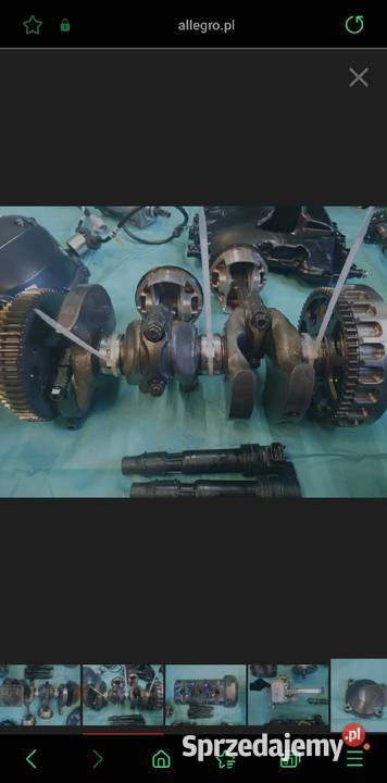 Triumph Tiger 1200 wał kapa dekiel zawór miska wielkopolskie Nowy Tomyśl