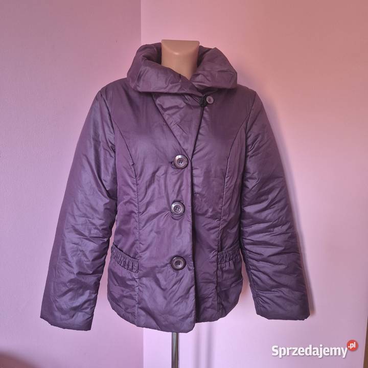 Fioletowa kurtka damska przejsciowa rozmiar ML Wiosenna/Jesienna