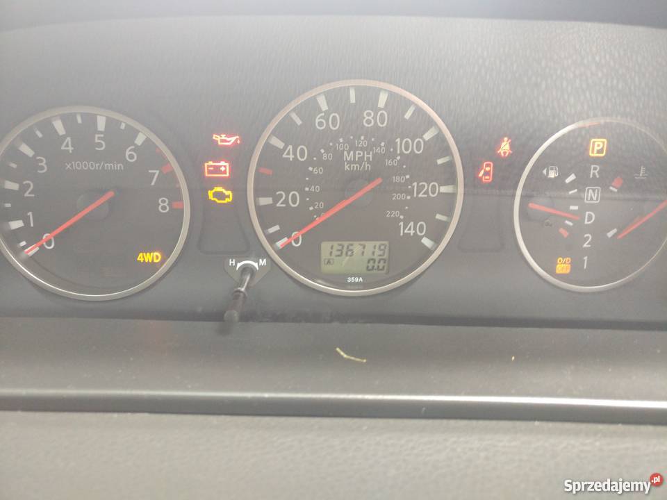 Nissan XTRAIL T30 2004 25 anglik na części sprzedam