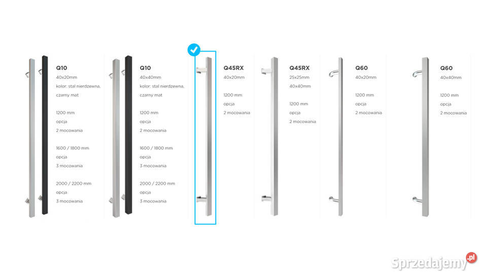 Drzwi zewnętrzne alu CREO Wiśniowski brązowe Straszyn