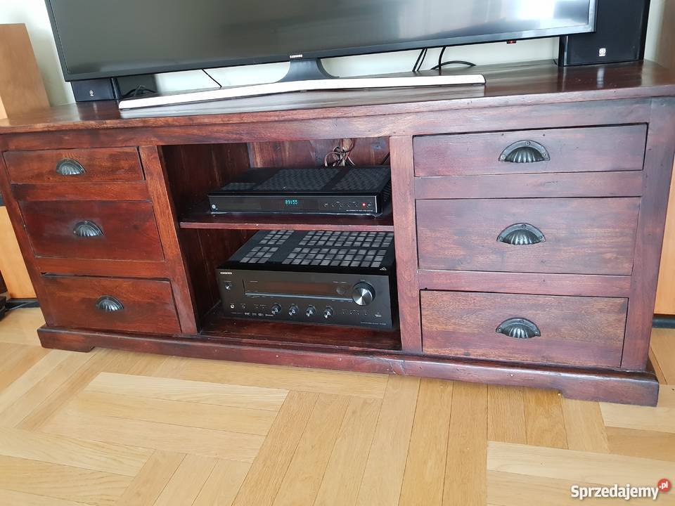 Szafka rtv kolonialna palisander Warszawa sprzedam