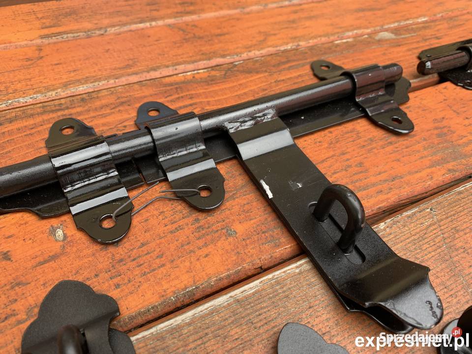 ZASUWA DRZWI BRAMOWA BRAM GARAŻOWA RYGIEL Zamki, wkładki