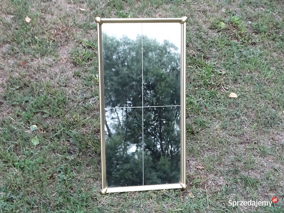 Lustro ścienne vintage z podziałem szprosami Biłgoraj