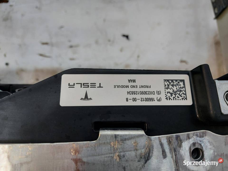 TESLA MODEL Y 2023r Pas przód wzmocnienie belka osobowe Klimatyzacja dolnośląskie