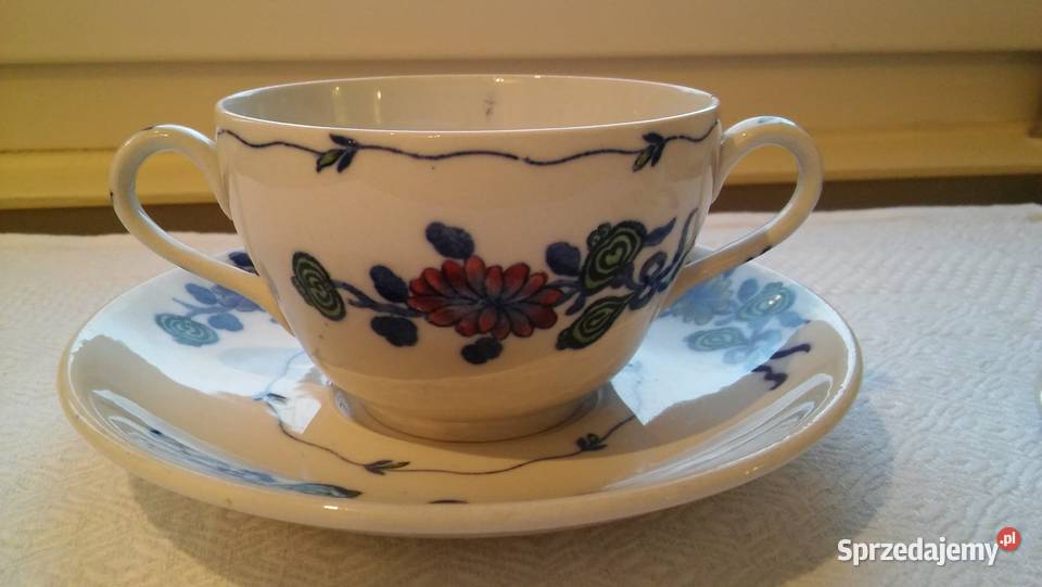 bulionówka na spodeczku Copeland Spode Bude Porcelana i szkło Gdańsk sprzedam