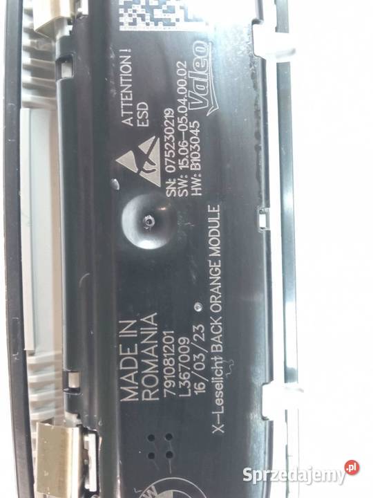 LAMPKA PODSUFITKI 5A8A105 791081201 Bmw Seria 3