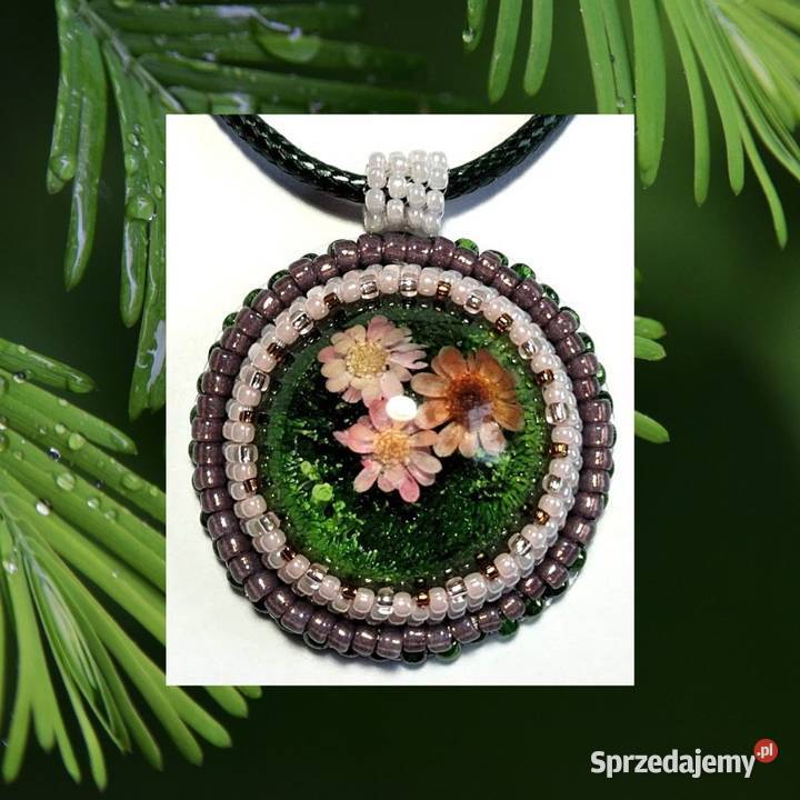 WISIOREK KORALIKOWY Z ŻYWICĄ KWIATKI mazowieckie Warszawa