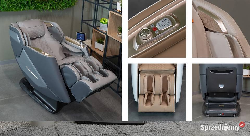 Fotel masujący PW540 kamienie nefrytowe Zero Sprzęt i urządzenia do masażu Zdrowie Kępno