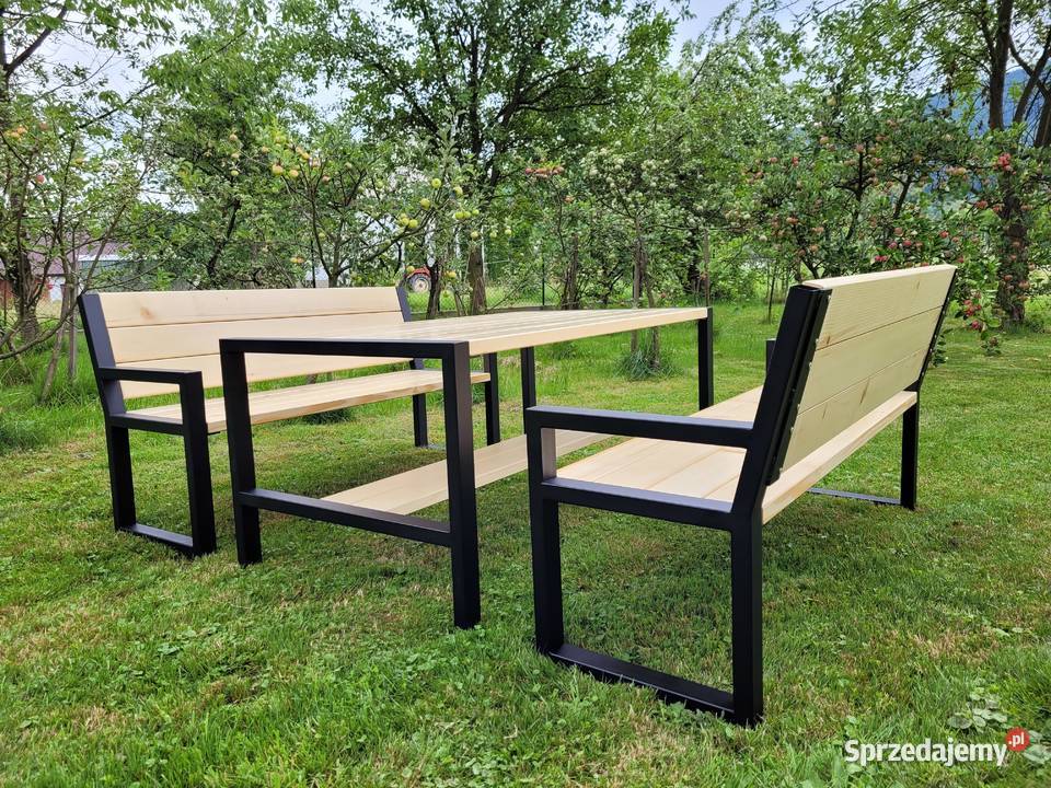 Nowoczesne Meble ogrodowe loft stalowe metalowe małopolskie Stara Wieś