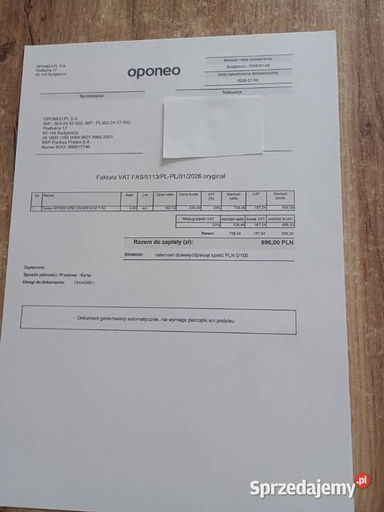 Opony letnie Zeetex HP2000VFM 22540R18 małopolskie Wadowice