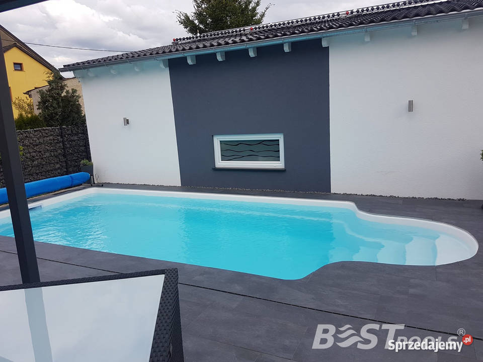 Poliestrowy basen ogrodowy Casablanca 64x32x155m Baseny Kraków